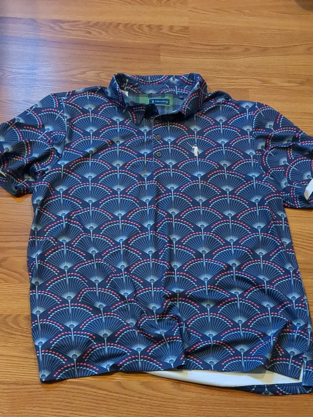 William Murray Golf Club Herringbone Polo Shirt XL